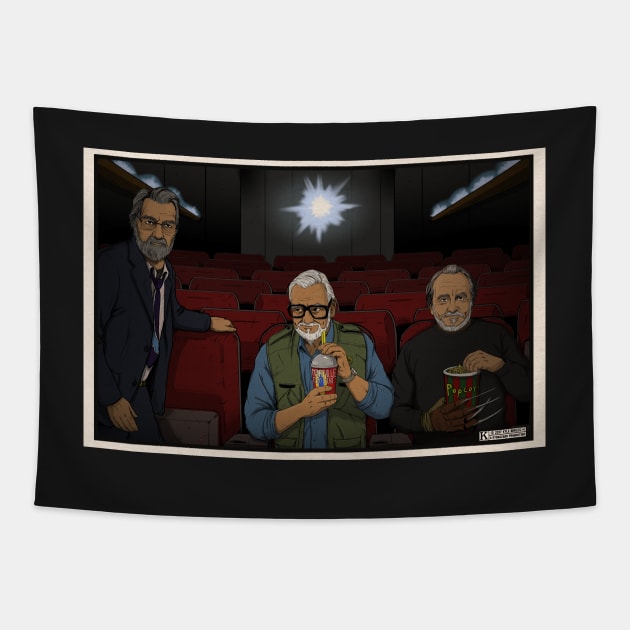 Welcome to the late show! Tapestry by kyohazard