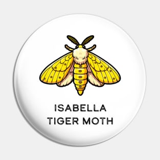 Isabella Tiger Moth Pin