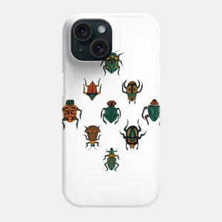 Beetle Pattern | Tropical Insects Pattern Phone Case