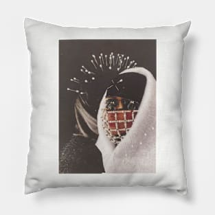 Black and White Shared Portrait Pillow