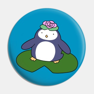 Lily Pad Penguin Pin