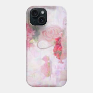 Strawberries & Cream Still Life Impressionist Painting Phone Case