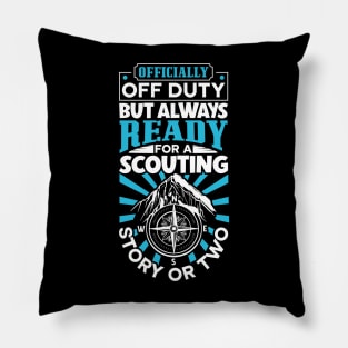 Officially Off Duty - Scoutmaster Pillow