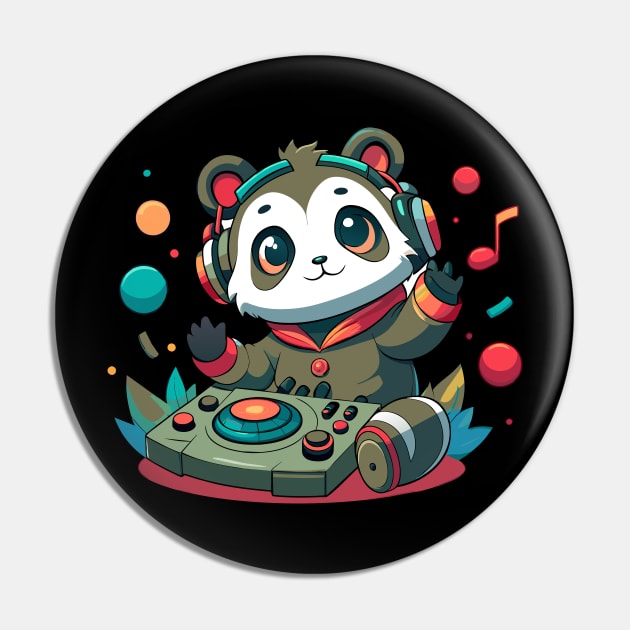 cute panda playing dj music Pin by Shapwac12