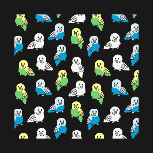 Budgie Pattern T-Shirt