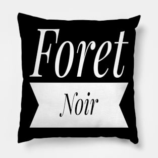 Foret Noir Logo Pillow