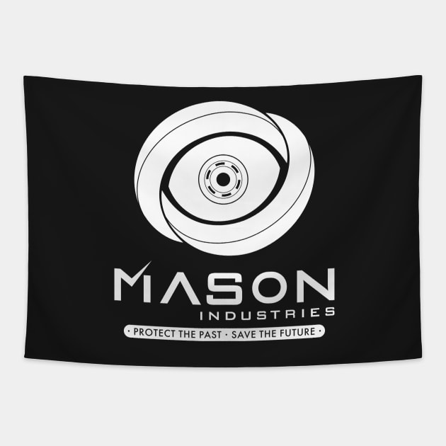 Timeless - Mason Industries Protect The Past Save The Future Tapestry by BadCatDesigns