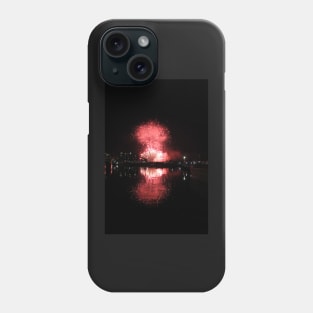 Winter Solstice fireworks, Hobart, Tasmania Phone Case