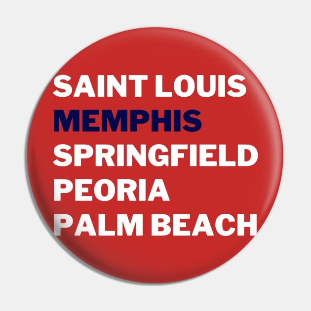 Homegrown Memphis Pin by Arch City Tees