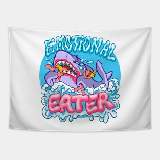 Emotional Eater Shark Tapestry