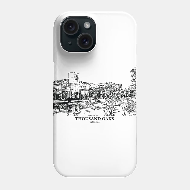 Thousand Oaks - California Phone Case by Lakeric