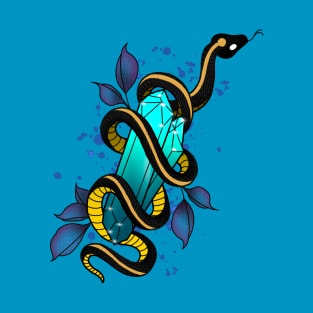 Snake with Crystals T-Shirt