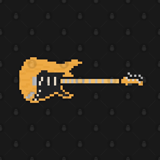 Pixel 1973 Smooth Wood Strat Guitar by gkillerb