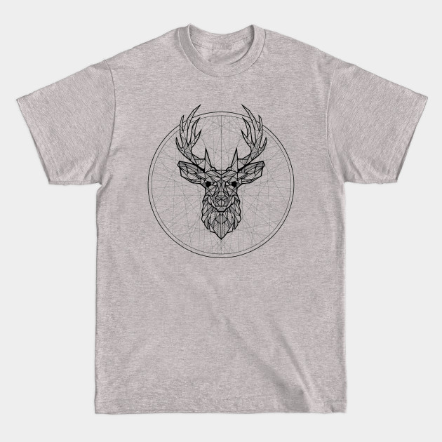 Disover Geometric Stag - Deer - T-Shirt