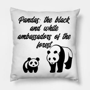 T-Shirt Pandas Pillow