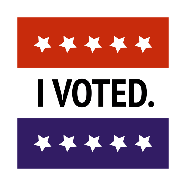 United States Election - I Voted by Sanu Designs