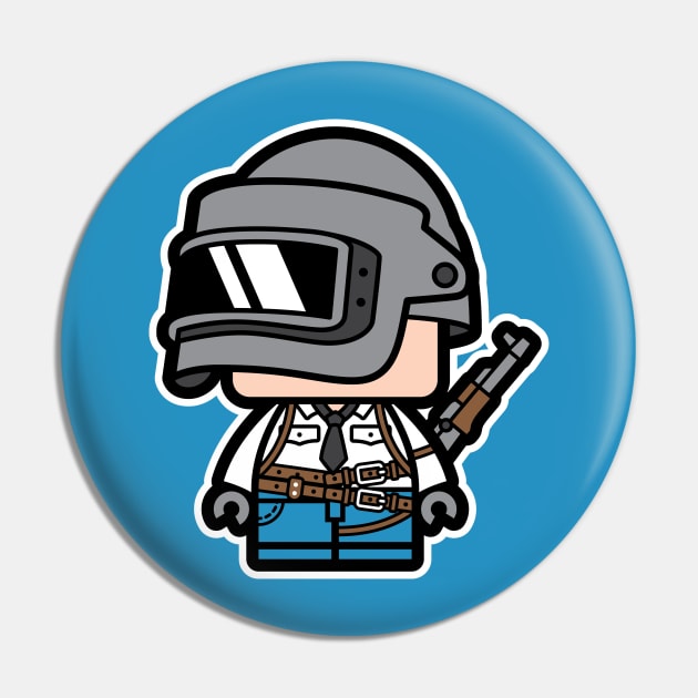 Chibi PUBG Character Pin by chibifyproject