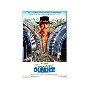 Crocodile Dundee - Movie Poster of the 1986 Action Comedy Film T-Shirt