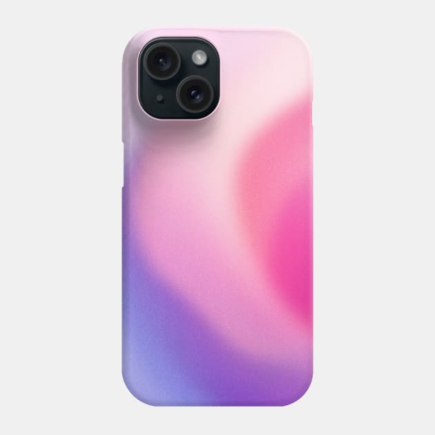 Abstract Soft Pink Purple Gradient Phone Case by Trippycollage