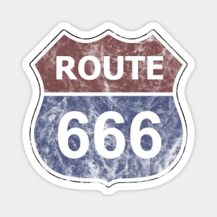 Get Your Kicks On Route 666 Magnet