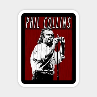 Vintage Retro Phil Collins Magnet