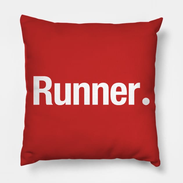 Runner. Pillow by TheAllGoodCompany