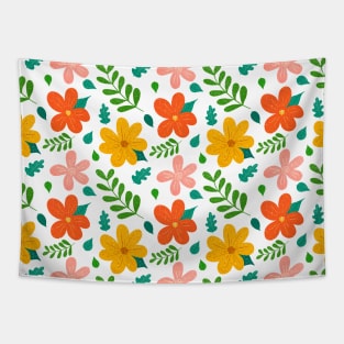 Colorful Floral pattern Tapestry