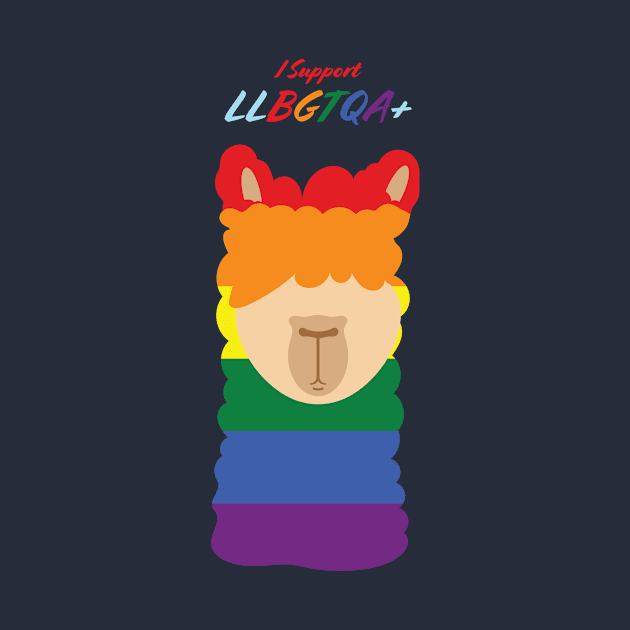 I Support LLGBTQA+ by DESIGNS BY JAY