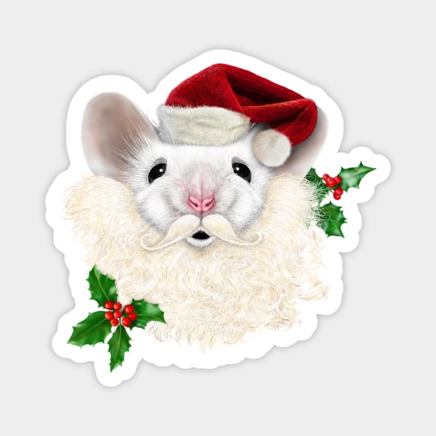 Merry Christmouse Magnet by ronnkools