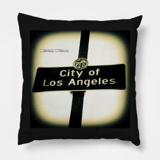 City of Los Angeles, California by Mistah Wilson Pillow