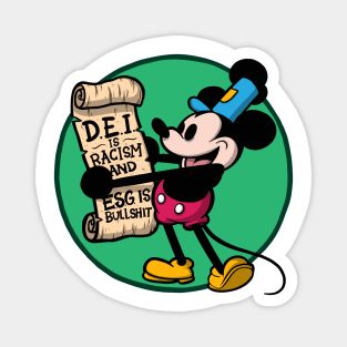 Steamboat Willie's Reminder (DEI Mickey) Magnet