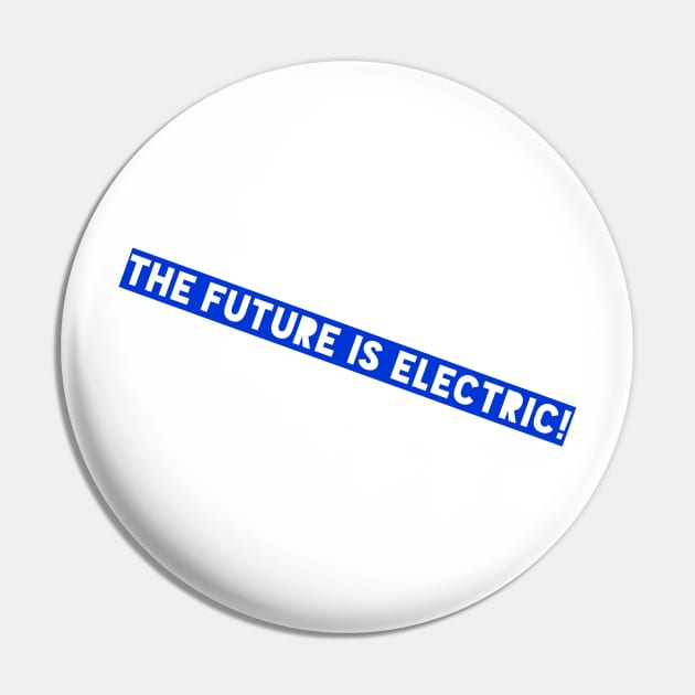 Electric Blue Pin by Nerdify