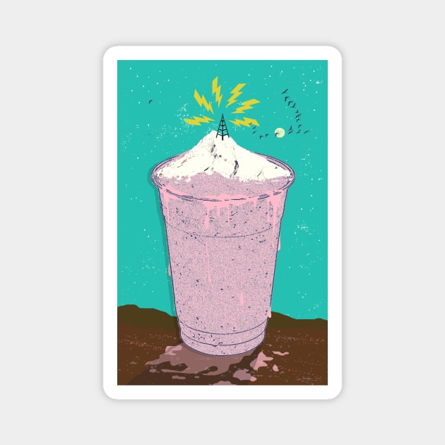 Milkshake Antenna Magnet by Showdeer