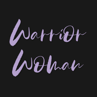 Warrior Woman purple T-Shirt