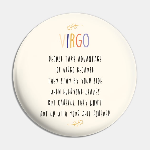 Virgo Pin by gnomeapple