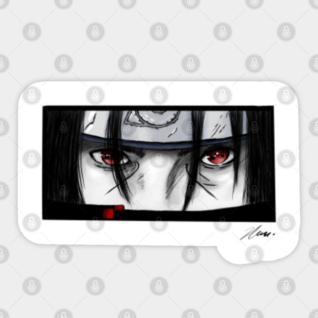 Itachi Naruto Shippuden Sticker Teepublic
