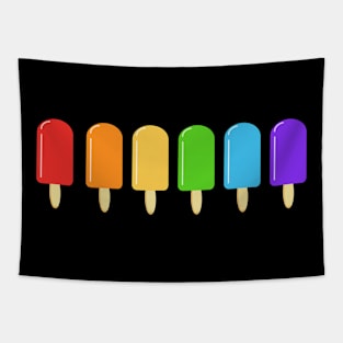 LGBTQ Pride Popsicles Tapestry