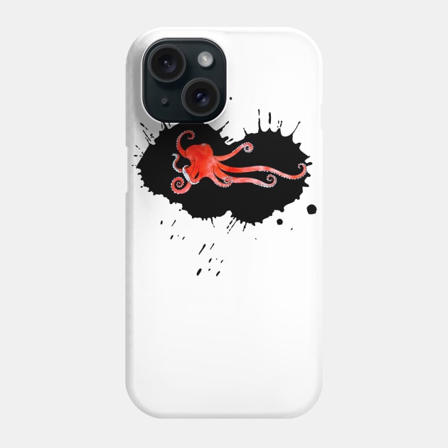 Inky the Octopus Phone Case by erndub