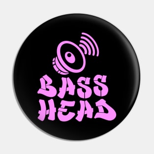 Bass Head - Pink Pin