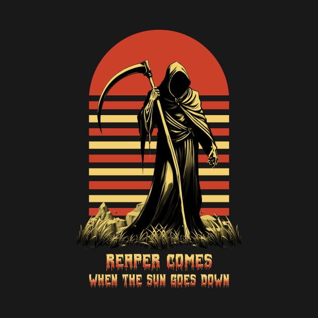 Reaper comes when the Sun goes down by NoT2Bu3no