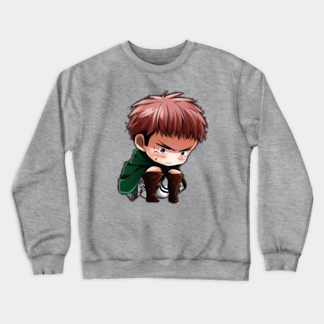 Jean Kirstein Chibi Attack On Titan Season 4 Jean Kirstein Crewneck Sweatshirt Teepublic Taken from attack on titan final season, episode 13 (children of the forest). jean kirstein chibi attack on titan season 4