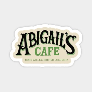 Abigail's Cafe - Green Magnet