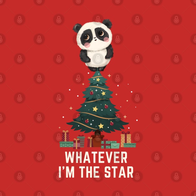 Cute Panda Whatever im the star by Suga Collection