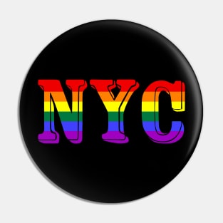 NYC Pride Rainbow Flag Pin