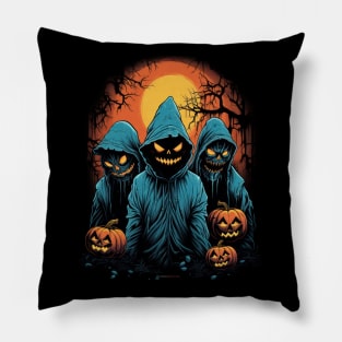 Pumpkin Hoodie Monsters Pillow