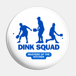 Blue and White Classic Dink Squad Shirt Pin