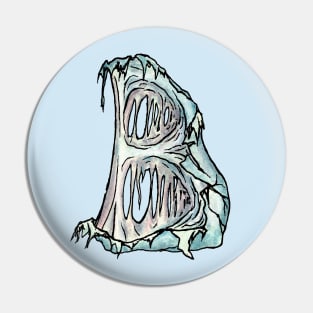 Dramabite Zombie B Letter Initial Typography Text Character Statement Pin