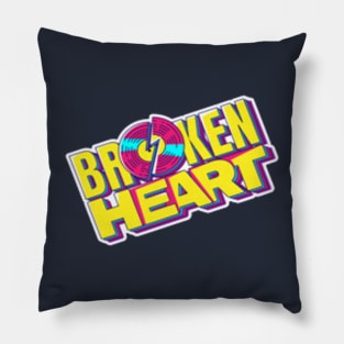 Retro Vibes: Broken Cassette & Broken Heart Collection Pillow