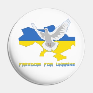 Freedom for Ukraine Pin