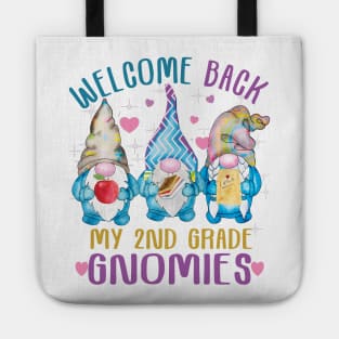 Welcome back my 2nd grade gnomies..back to school gift Tote